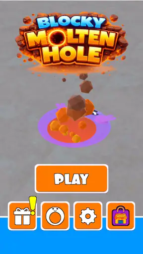 Blocky Molten Hole screenshot