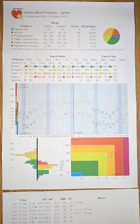 Blood Pressure Log - MyDiary screenshot