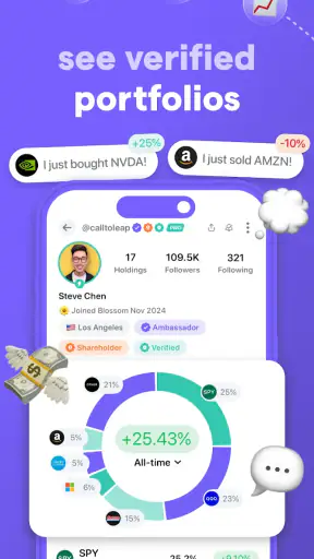 Blossom: Social Investing screenshot
