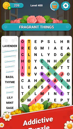 Blossom Word Search screenshot