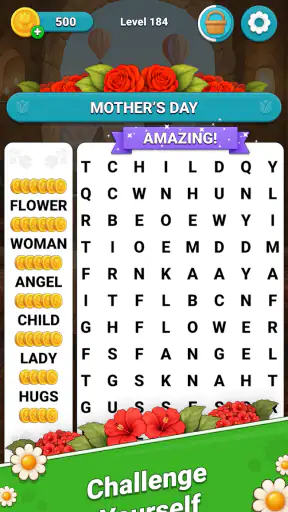 Blossom Word Search screenshot