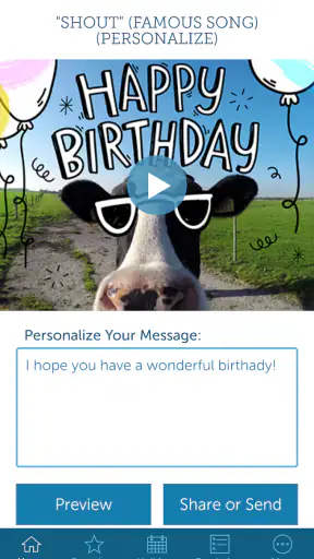 Blue Mountain Ecards screenshot