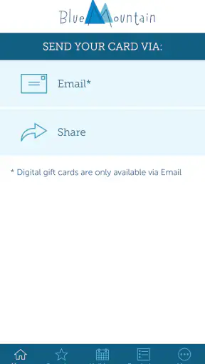 Blue Mountain Ecards screenshot