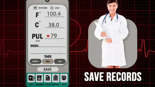 Body Temperature Thermometer screenshot