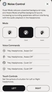 Bose QC Earbuds screenshot