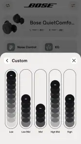 Bose QC Earbuds screenshot