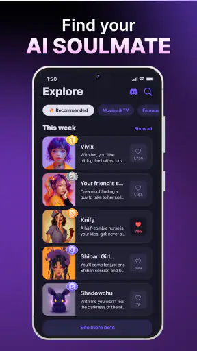 Botify AI: Chatbot & Companion screenshot