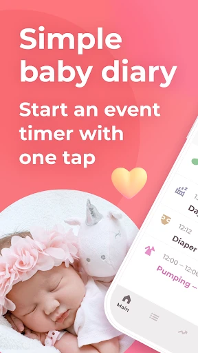 Breastfeeding tracker Pump log screenshot