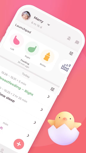 Breastfeeding tracker Pump log screenshot
