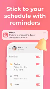 Breastfeeding tracker Pump log screenshot