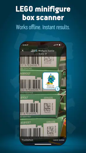 BrickSearch Minifigure Scanner screenshot