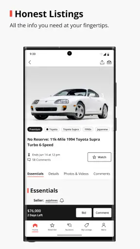 Bring a Trailer Auctions screenshot