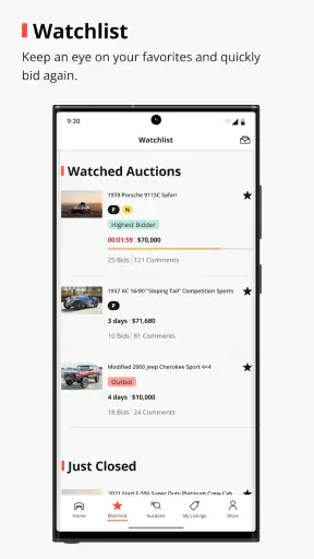 Bring a Trailer Auctions screenshot
