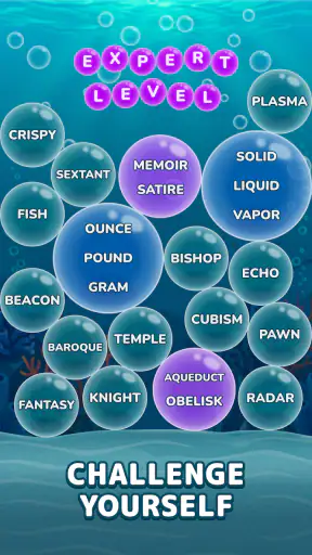 Bubble Associations: Word Game screenshot
