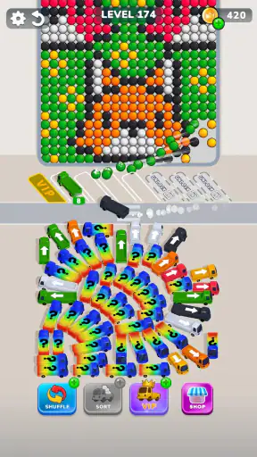 Bubble Bus: Parking Jam Puzzle screenshot