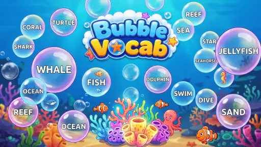 Bubble Vocab: Bubble Word Jam screenshot