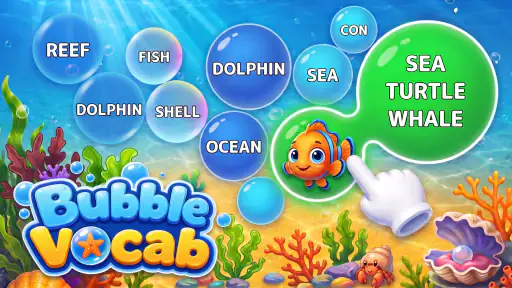 Bubble Vocab: Bubble Word Jam screenshot