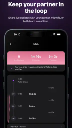 Bump Pulse: Contraction Timer screenshot