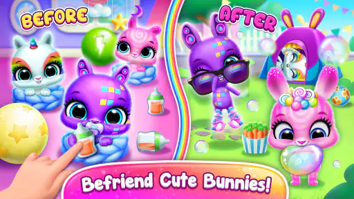 Bunnsies - Happy Pet World screenshot