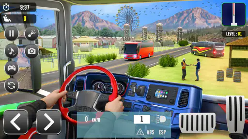 Bus Driving Simulator Bus game screenshot