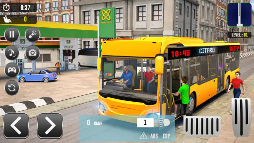 Bus Driving Simulator Bus game screenshot