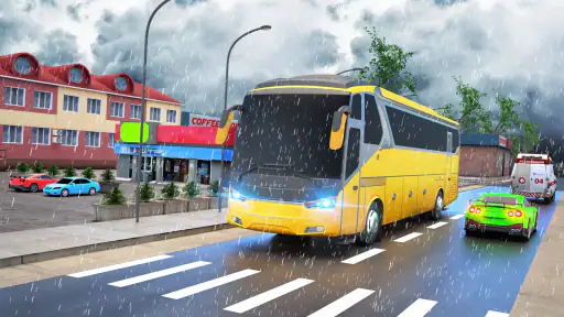 Bus Driving Simulator Bus game screenshot