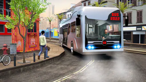 Bus Driving Simulator Bus game screenshot
