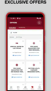Caesars Rewards Resort Offers screenshot