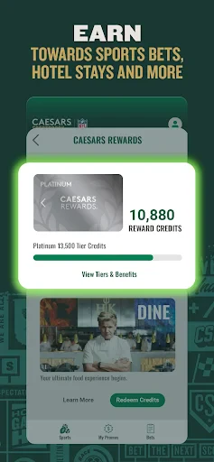 Caesars Sportsbook screenshot