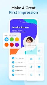 CamCard-Digital business card screenshot