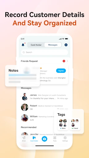 CamCard-Digital business card screenshot