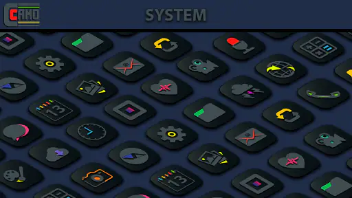 Camo Dark Icon Pack screenshot