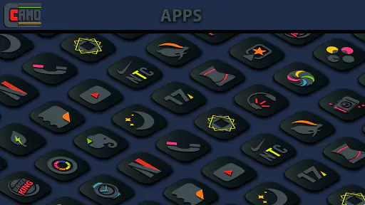 Camo Dark Icon Pack screenshot