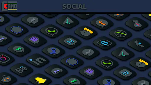 Camo Dark Icon Pack screenshot