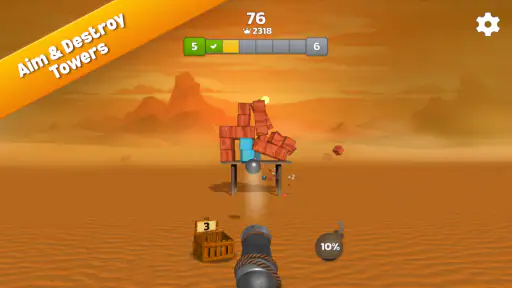 Cannon Balls 3D: Tower Crash screenshot