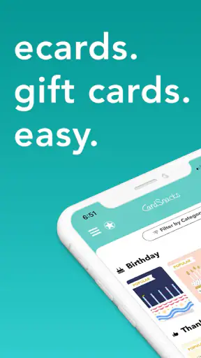 CardSnacks: ecards, gift cards screenshot