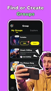 CastChat - Match & Voice Chat screenshot