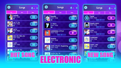 Cat Hop - Piano Music Games screenshot