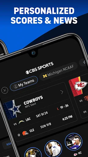CBS Sports App: Scores & News screenshot
