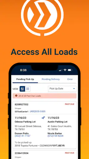 CentralDispatch Carrier Hub screenshot