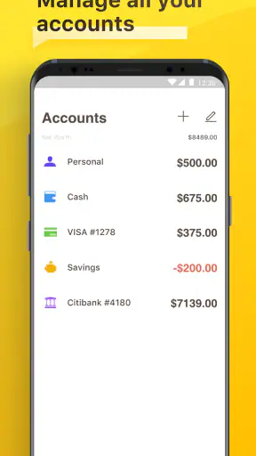 Checkbook - Account Tracker screenshot