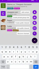 Cheogram (Jabber, Call, Text) screenshot