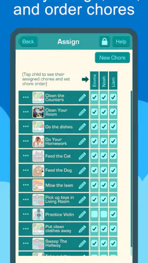 Chores & Allowance Bot screenshot