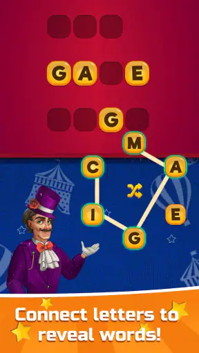 Circus Words: Magic Puzzle screenshot