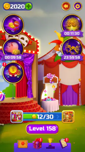 Circus Words: Magic Puzzle screenshot