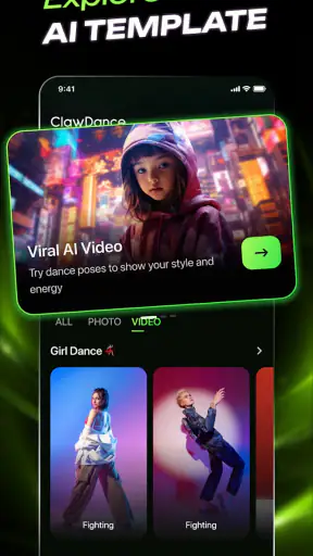 ClawDance: AI Video Generator screenshot