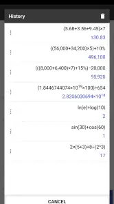ClevCalc - Calculator screenshot