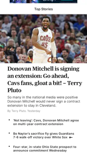 cleveland.com screenshot