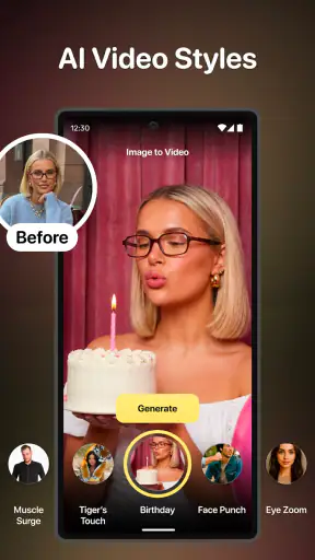 CloneAI AI Video Generator screenshot