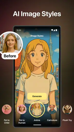 CloneAI AI Video Generator screenshot